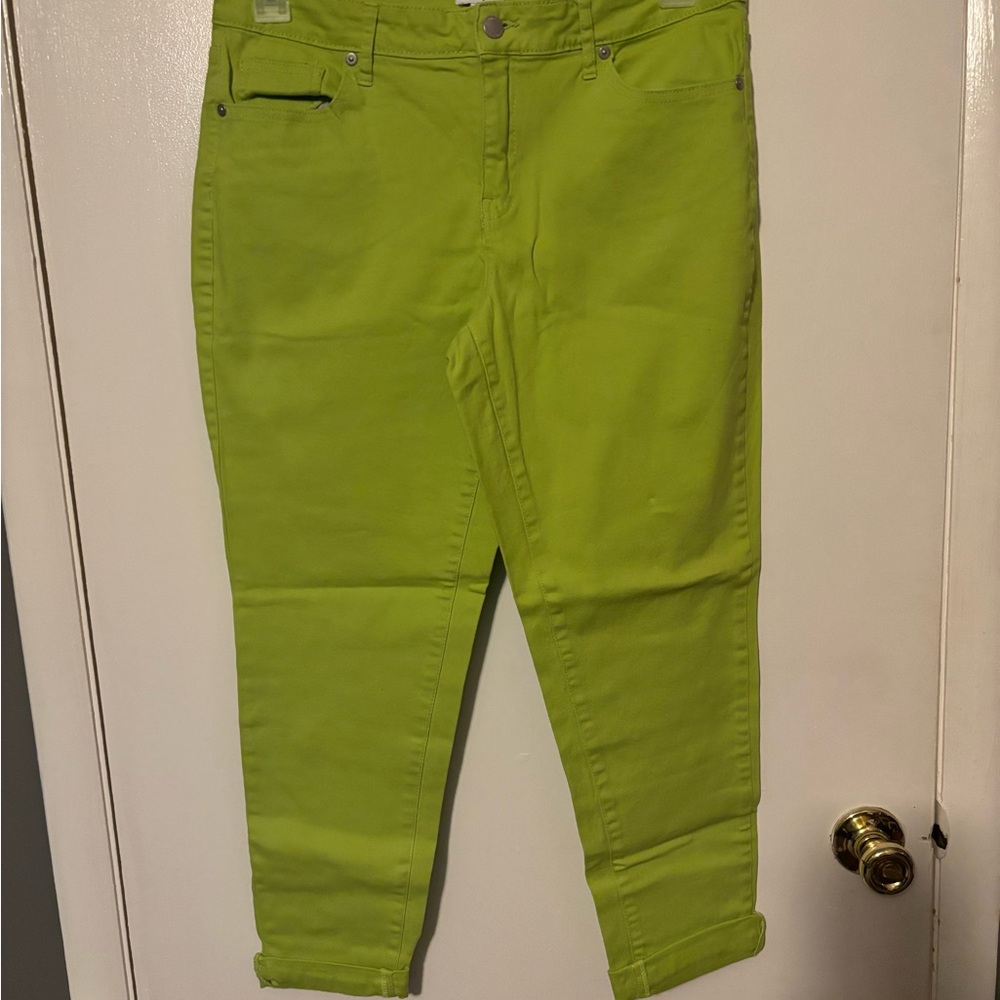 Crown & Ivy Green Jeans